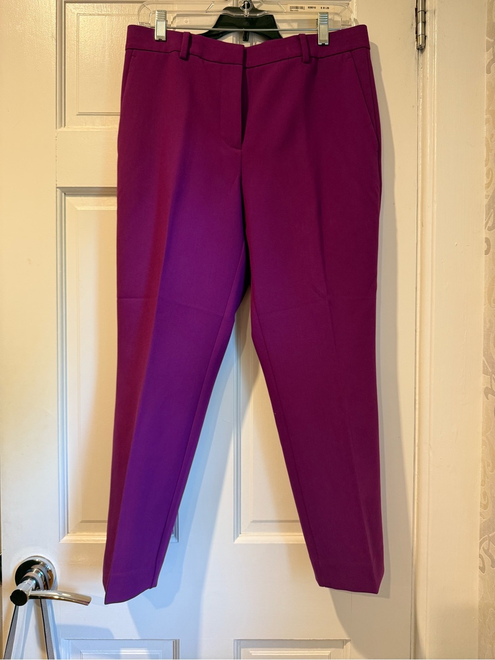 NWT Ann Taylor Eva Women's Plum Tailored Pants- beautiful color!
